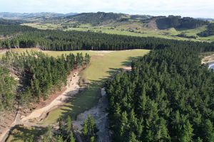 Te Arai (South) 2nd Tee Aerial